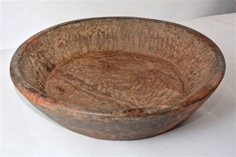 Antique Hand Carved Wood Bowl At 1stdibs