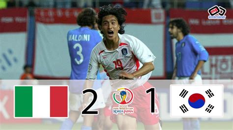 South korea 2 x 1 italy ● 2002 world cup extended goals & highlights hd. Italy vs South Korea 2002 World Cup Highlights - YouTube