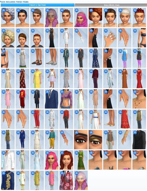Items Coming With The Sims 4 My Wedding Stories