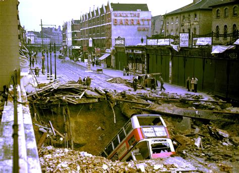 Amazing Colour Pictures Of London Under Siege From Nazi Bombers During