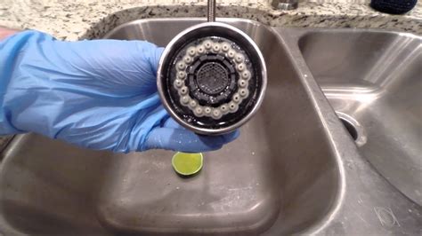 How To Remove Lime Buildup On Sink Faucet Youtube