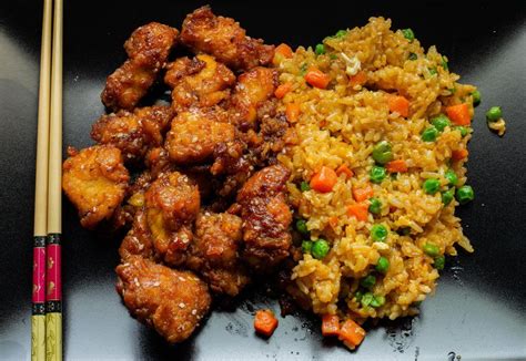 When available, we provide pictures, dish ratings, and descriptions of each menu item and its. Homemade Honey and ginger sesame chicken, fried rice ...