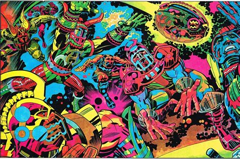 A Painting Made For The Nfl In 1973 By Jack Kirby Rcomicbooks