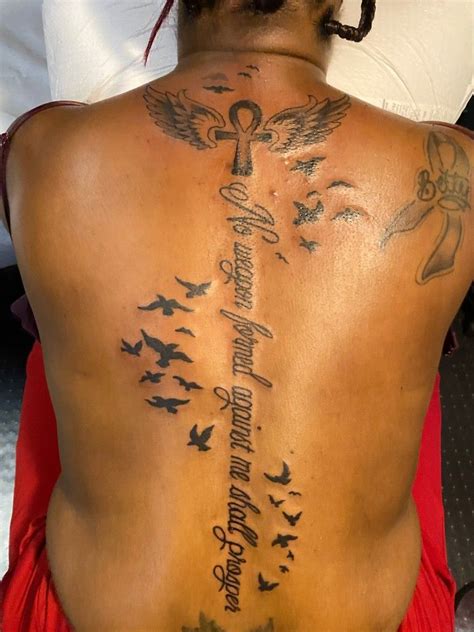 No weapon formed against us shall prosper. protective ink in 2020 | Tattoos, Tattoo quotes, I tattoo
