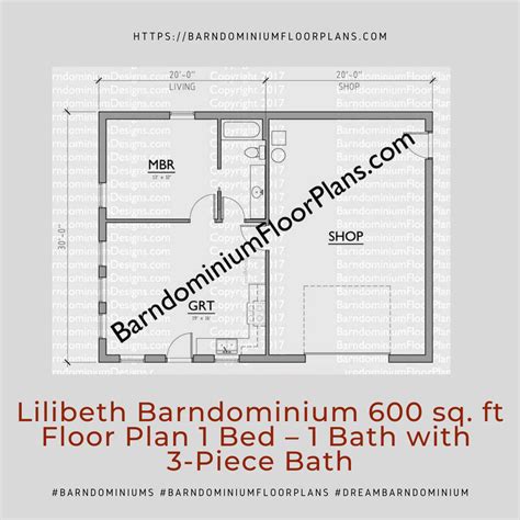 Lilibeth Barndominium Sq Ft Floor Plan With Piece Bath Floor My Xxx