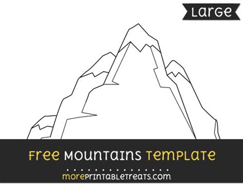 Mountains Template Large