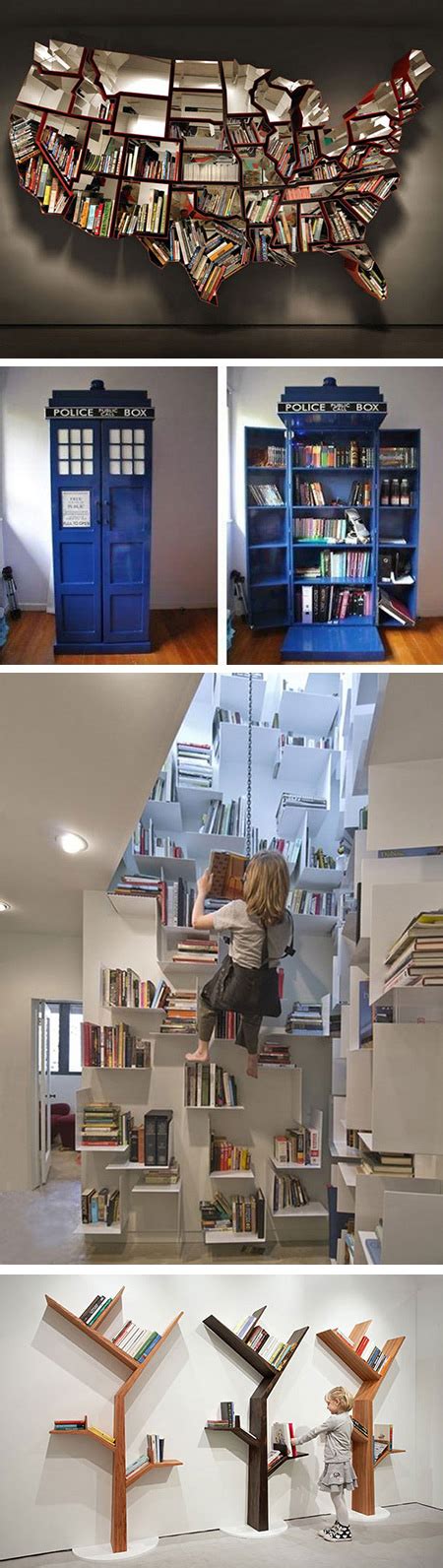 32 Cool And Creative Bookshelves That Geeks Would Love Techeblog