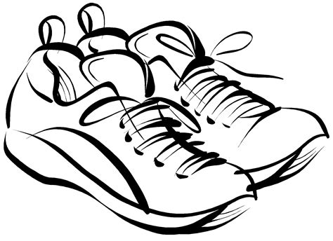 Shoes Clipart Black And White