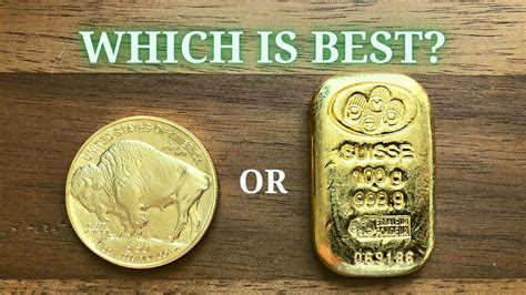 Gold Coins Vs Gold Bars Which Is Better Youtube