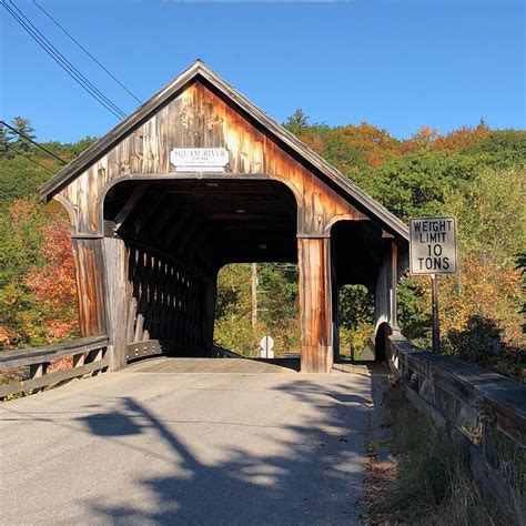 Squam Covered Bridge Ashland New Hampshire Paul Chandler October