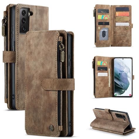 Samsung Galaxy S21 Plus Casedteck Magnetic Wallet Case Premium Durable