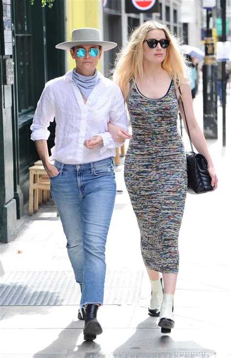 Amber Heard With Her Girlfriend Bianca Butti London 07302020