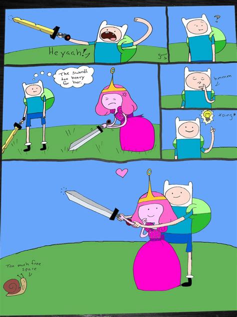 Young Princess Bubblegum And Finn Finn X Princess Bubblegum Photo