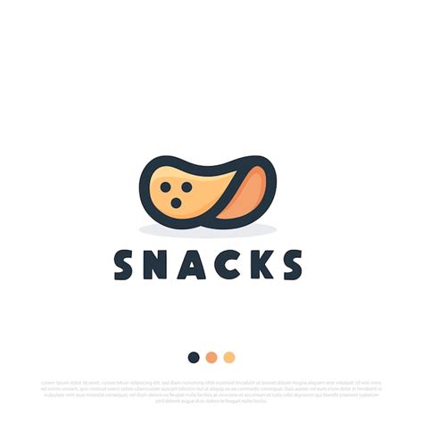 Premium Vector Snacks Logo Design