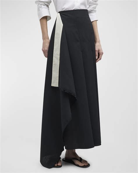 The Row Berth Linen Maxi Skirt Neiman Marcus