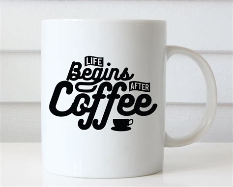 See more ideas about mugs, coffee mugs, coffee. Life Begins After Coffee Mug Coffee Mugs with Sayings Funny