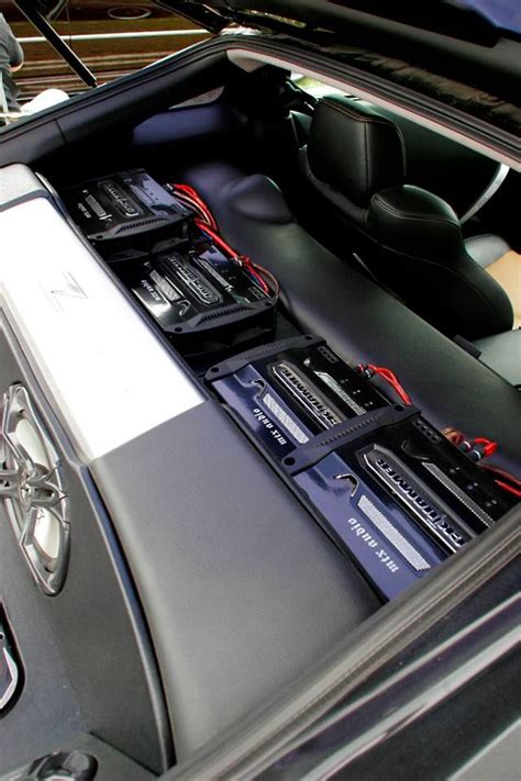 Click image for larger version name new car pics 008 jpg views 4329 amp rack dscn3804 jpg corvette audio products. Amp rack full of JackHammer series amplifiers. | Car audio ...