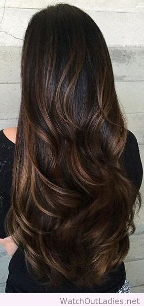 This hair trend exhibits a soft color. Really cool highlights in brown natural hair ...