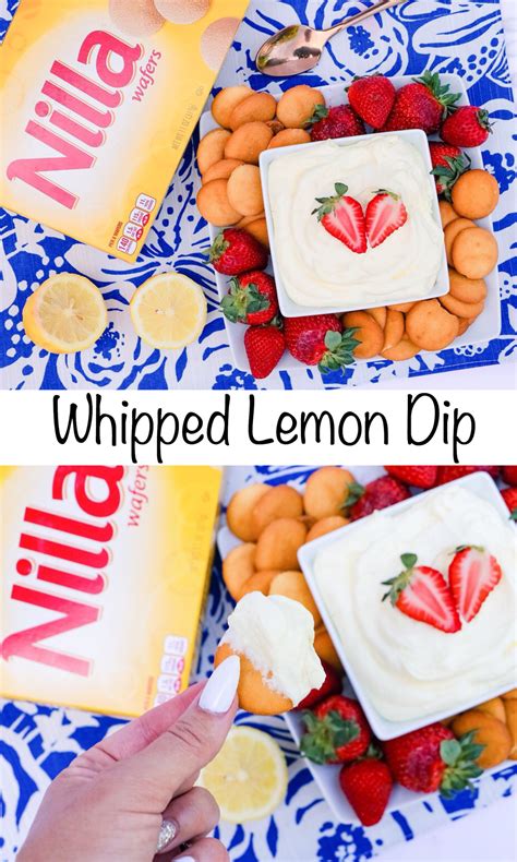 Whipped Lemon Dip Lemon Dip Vegetarian Desserts Nilla Wafers