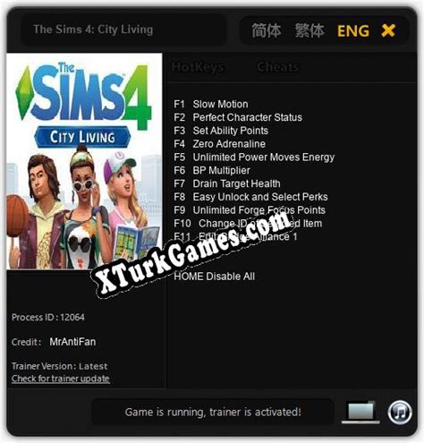 The Sims 4 City Living Trainer 11 V15 Xturkgamescom