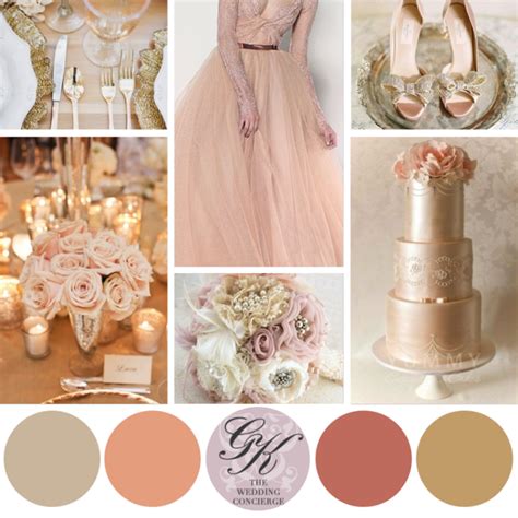 Deciding whether or not to get matching wedding bands is another thing youll want to consider. Rose Gold Wedding Inspiration