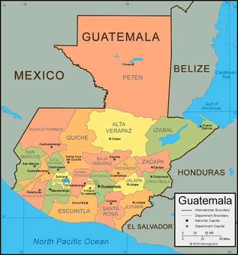 Guatemala Map And Satellite Image Guatemala Guatemala Travel Map