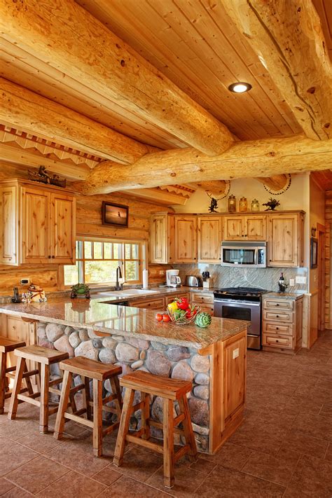 31 Custom Luxury Kitchen Designs Some 100k Plus Log Home Kitchen