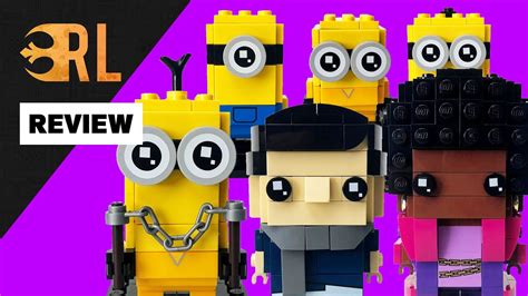 Lego Minions Brickheadz Review 40420 And 40421 Youtube