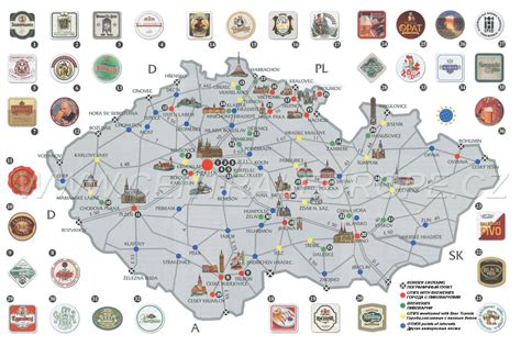 Maps Of Czech Republic Detailed Map Of The Czech Republic In English Travel Map Of Czech
