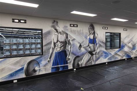 Mural wall art graffiti wall graffiti artists wall decal garage paint home gym garage terrace decor gym interior grafiti. Gym Interior Graffiti Mural - Street Artist Melbourne