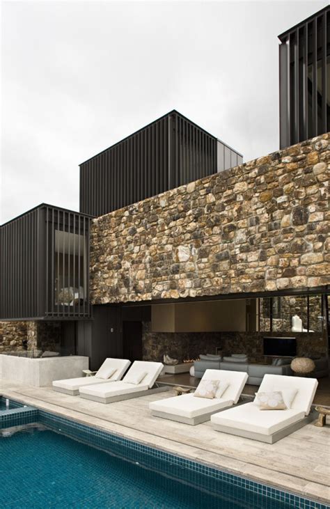 Contemporary Stone House That Rocks Decoholic