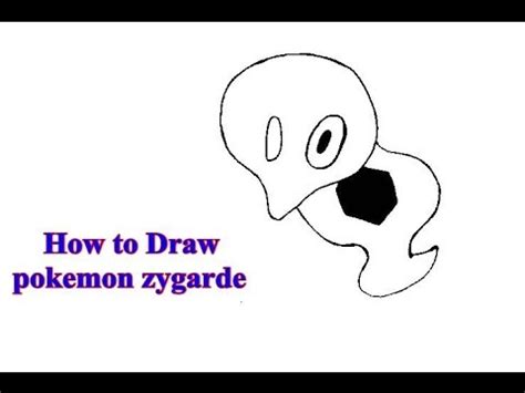 How To Draw Pokemon Zygarde Step By Step YouTube