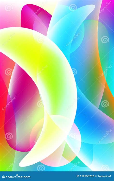 Bright Colored Shapes Stock Vector Illustration Of Bubble 112953702