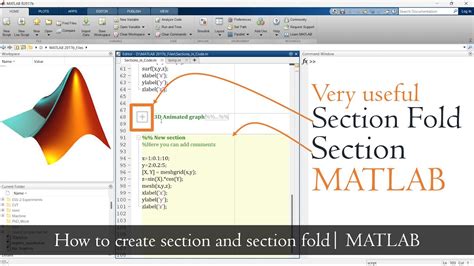 How To Create Sections In MATLAB Program MATLAB Programming MATLAB