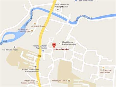 The place has a lot of historical significance. Beras Terbakar di Padang Matsirat Langkawi | Percutian Bajet