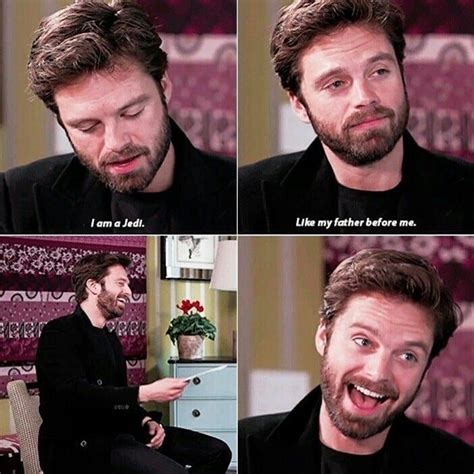 I mean, it's a little uncanny, right? Cute. 🖤 @imsebastianstan 💘 #buckybarnes #buckybarnesedit #buckyedit #sebastianstan # ...
