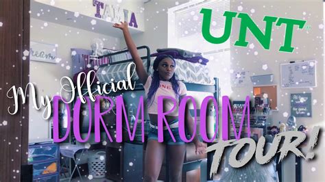 My Official Dorm Room Tour University Of North Texas Youtube