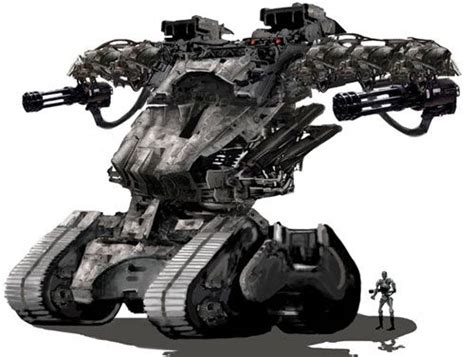 Hk Tank Terminator Robots Concept Robot Concept Art