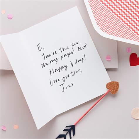 If you're not sure what to write in a valentine's day card, the key is to reflect on why this individual is important to you, says smith. What To Write In A Valentine's Day Card For Him & Her | Papier
