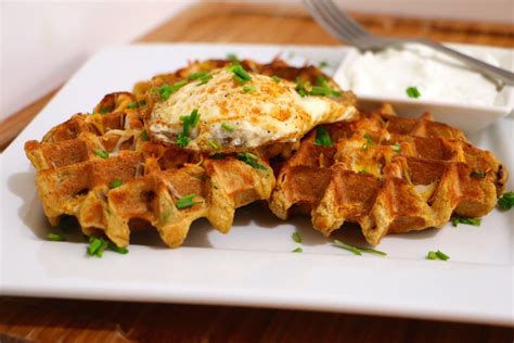 Frozen potatoes can often be used straight from the freezer, but if do want to thaw them first, always defrost them in the refrigerator. Cheddar + Chive Cauliflower Waffles - Whitney E. RD