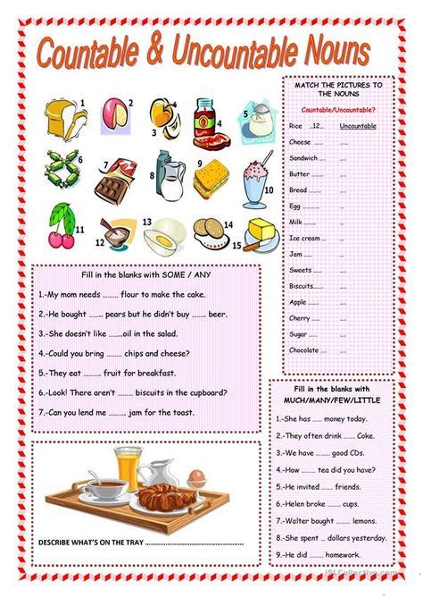 Countable And Uncountable Nouns قرامر 教育
