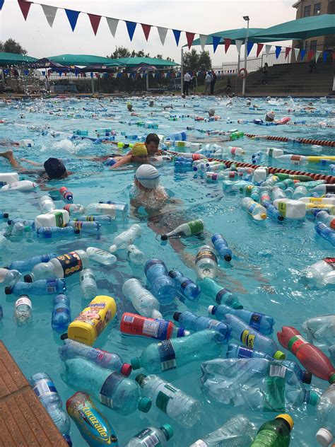 Swimming in the sea seems to be considered as closer to nature, but in pools, more easily dealt with and more comfortable. A Joburg school filled their swimming pool with plastic to ...