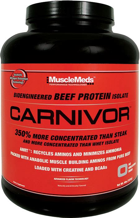 MuscleMeds Carnivor Beef Protein Isolate - Muscle Building ...