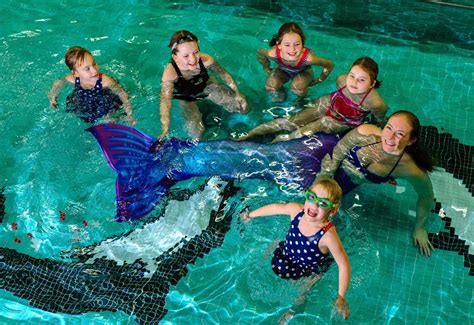 Video Children Swim With A Mermaid At Diss Leisure Centre