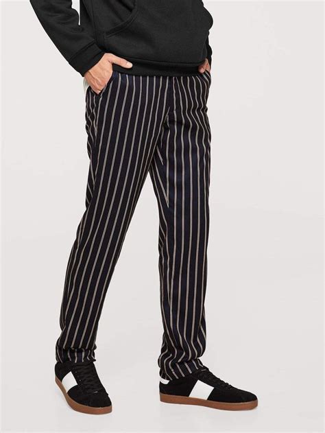 Men Vertical Striped Pants Striped Pants Pants Striped Pant