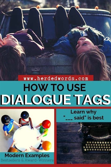 We did not find results for: Dialogue Tags: Why Said is Best! [Including Examples (With images) | Novel writing inspiration ...
