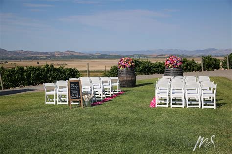 Wedding Ceremony Site At Viansa Winery In Sonoma Wedding Ceremony