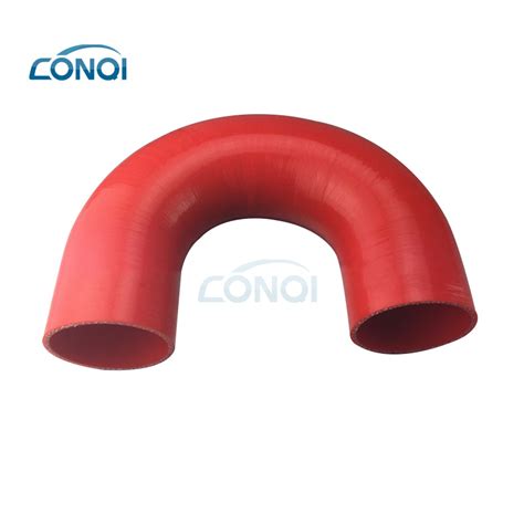 180 degree flexible reinforced elbow silicone rubber hose u shape silicone hose china 180