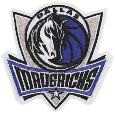 Nba Logo Patch Dallas Mavericks Dallas Mavericks Basketball