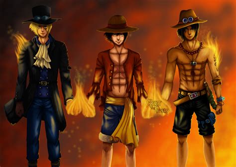 Download Portgas D Ace Monkey D Luffy Sabo One Piece Anime One Piece K Ultra HD Wallpaper